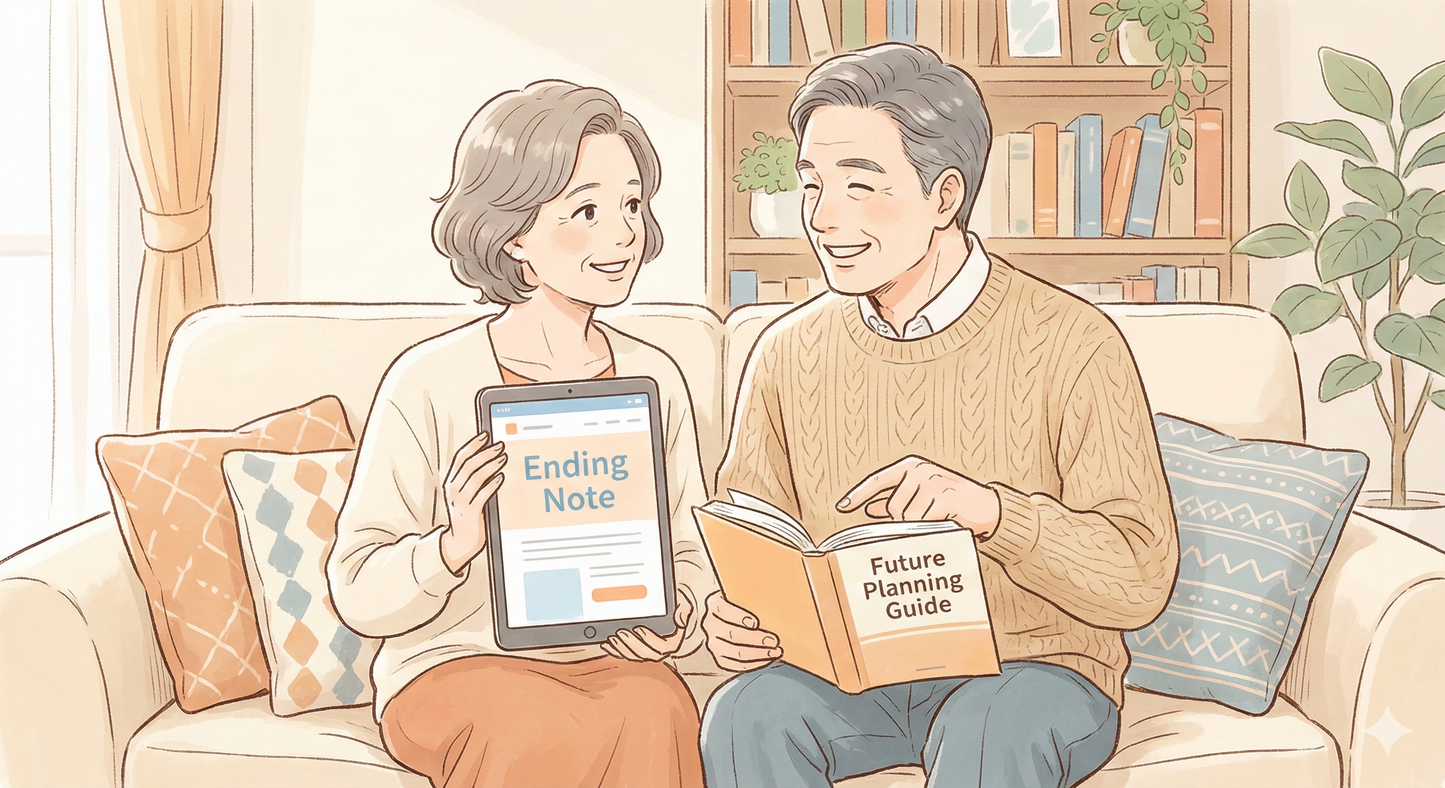 【これだけで安心】デジタル終活コンプリートパック(ガイドブック+エンディングノート2点セット)